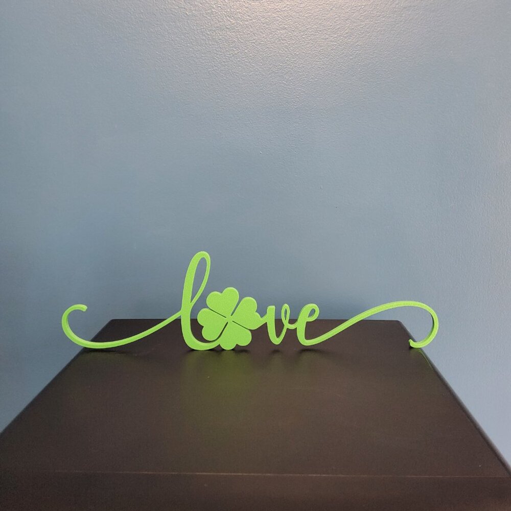 3D print Love Irish Sign